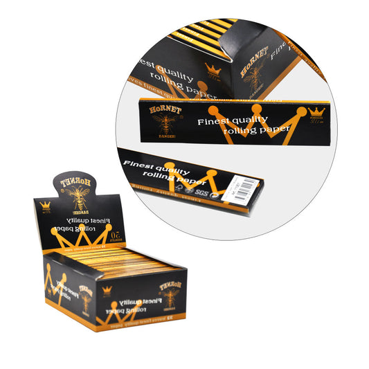 Hornet | Black Natural Gum King Size Rolling Paper