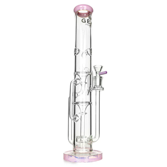 GEAR Premium® | 15" Stemless Dual Chamber Recycler Water Pipe
