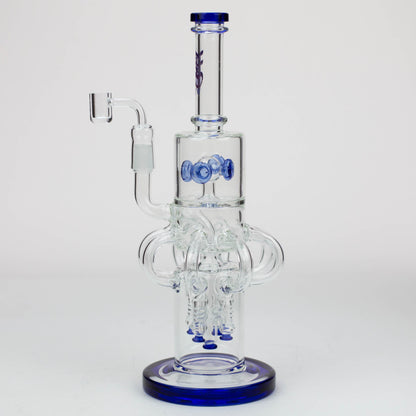15" H2O  Glass water recycle bong [H2O-20]