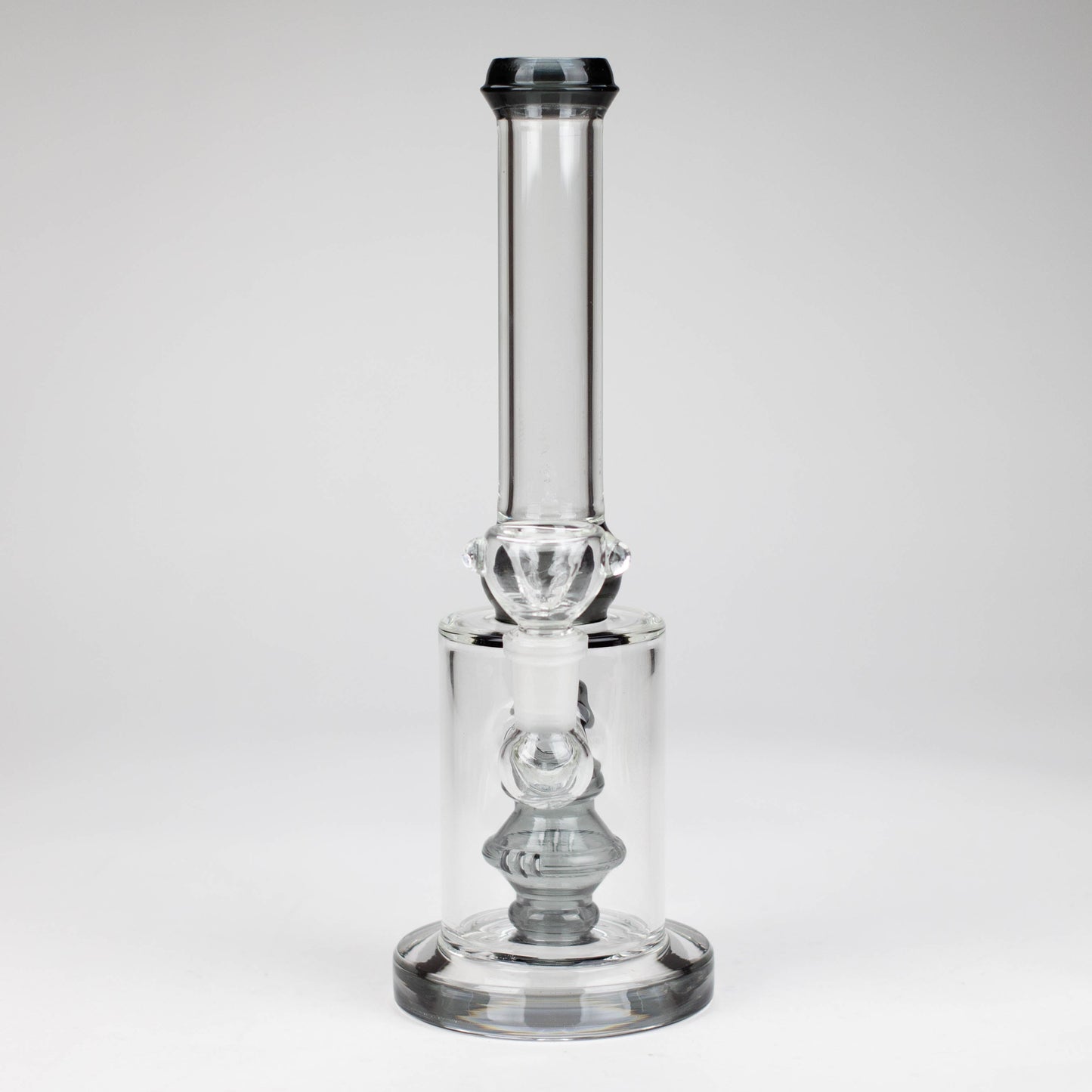 10" color accented glass water bong with diffuser_9