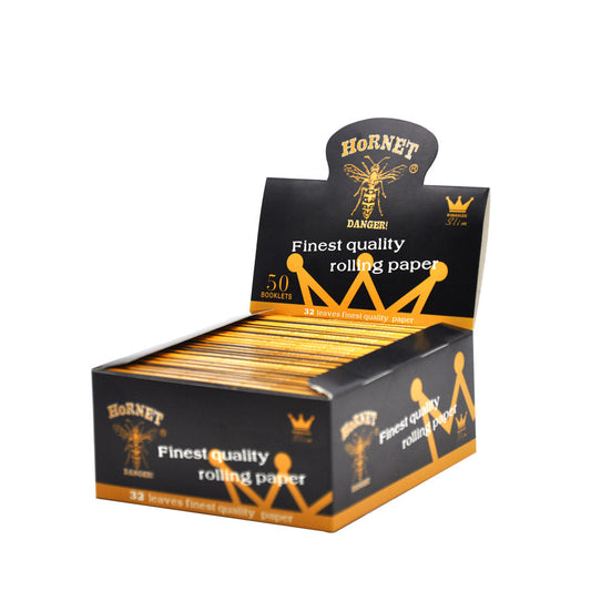 Hornet | Black Natural Gum King Size Rolling Paper