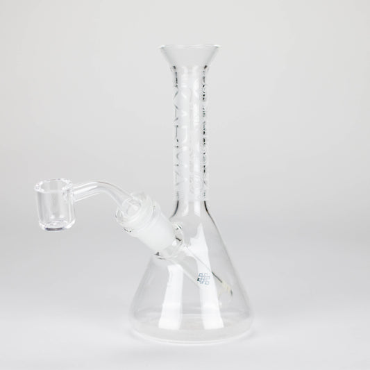 Karma | 7" Sandblasted Beaker Glass Dab Rig_0