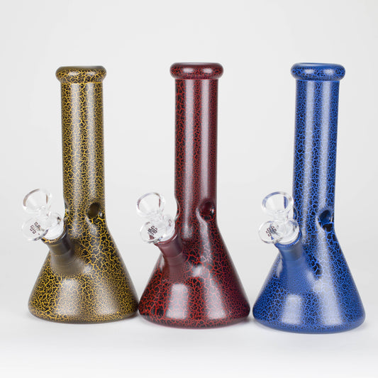 Karma | 9" Beaker Lightning Plated Glass Bong_0