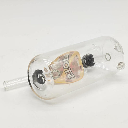 4.5"  Tank Design Bubble Bong-Assorted Sticker_1