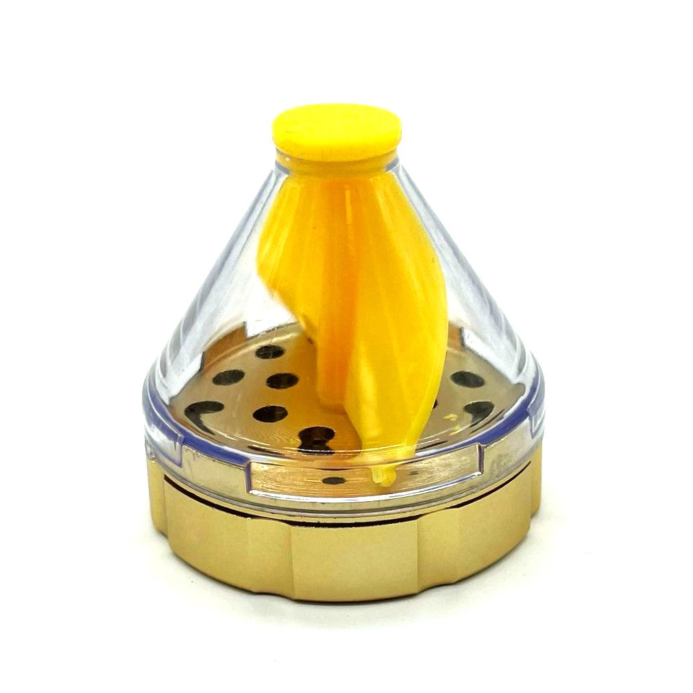 Funnel Cone Grinder with Metal Cover - Assorted [GRI416]