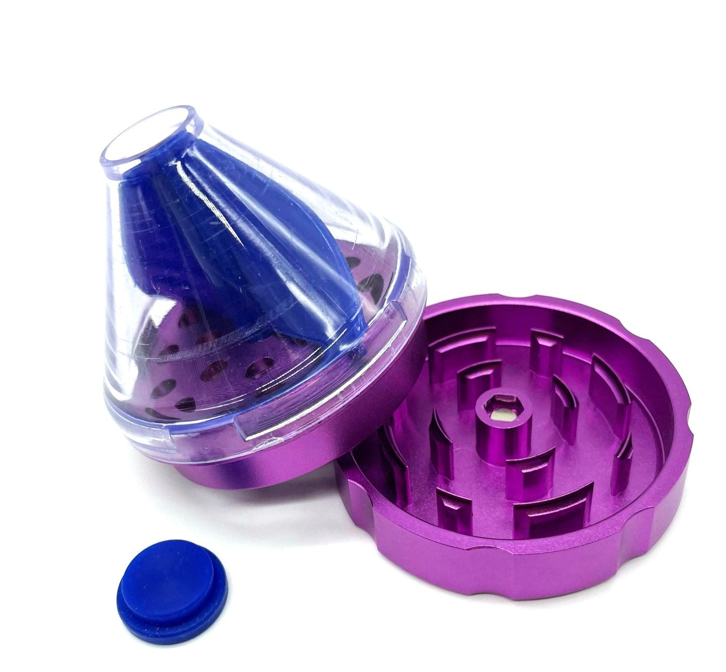 Funnel Cone Grinder with Metal Cover - Assorted [GRI416]