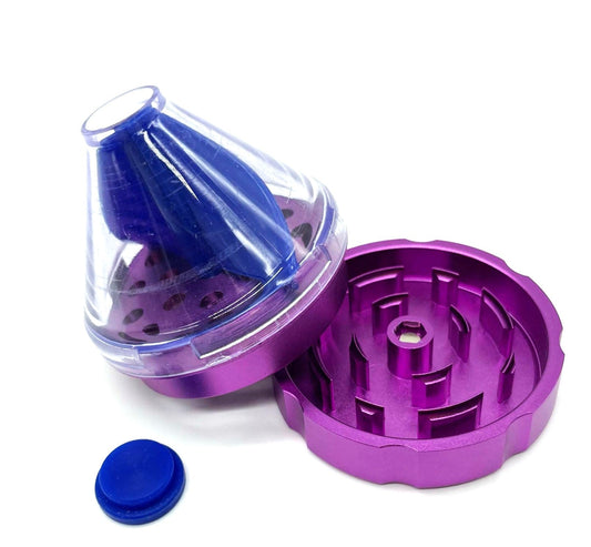 Funnel Cone Grinder with Metal Cover - Assorted [GRI416]