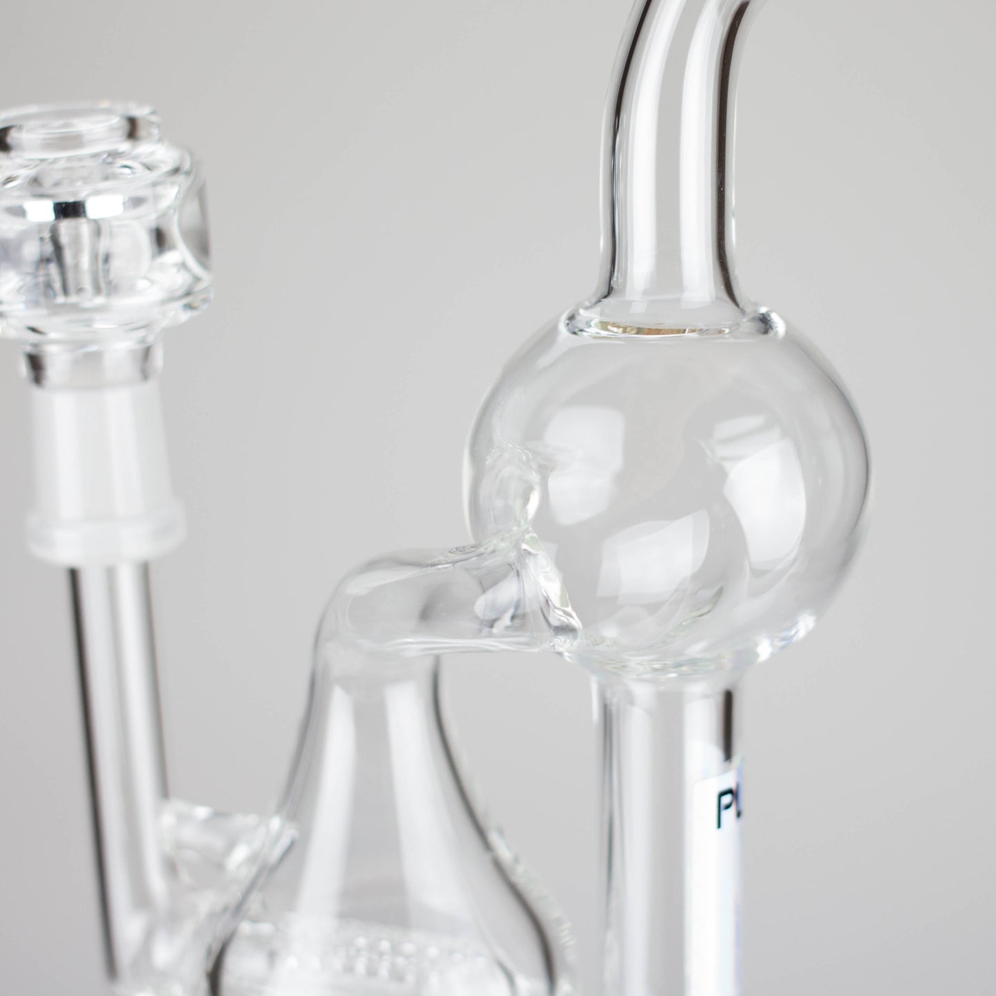 Pure Glass | 8" Infinity Recycler 2 - Flower and Dab_5