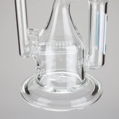 Pure Glass | 8" Infinity Recycler 2 - Flower and Dab_8