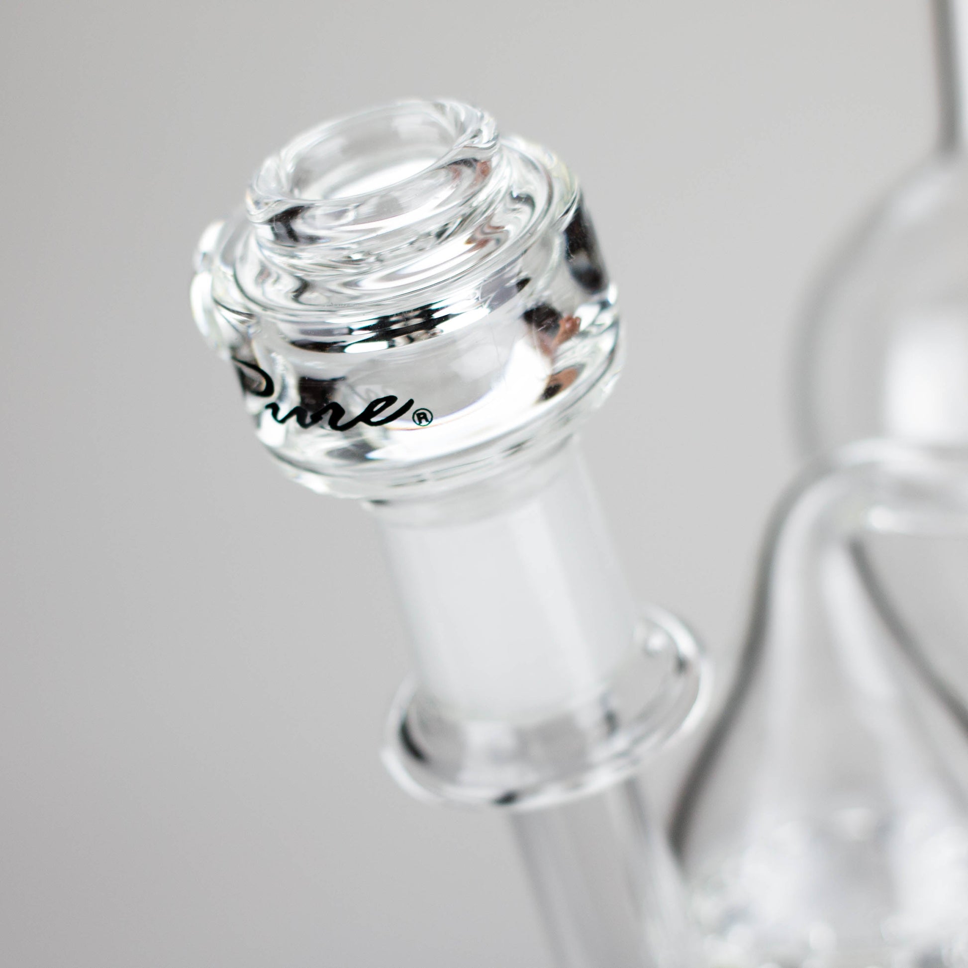 Pure Glass | 12" Infinity Recycler - Flower and Dab_7