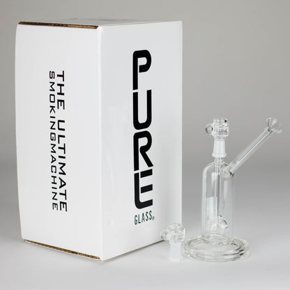 Pure Glass | 6.5" Solaris 10mm Bubbler Clear_1