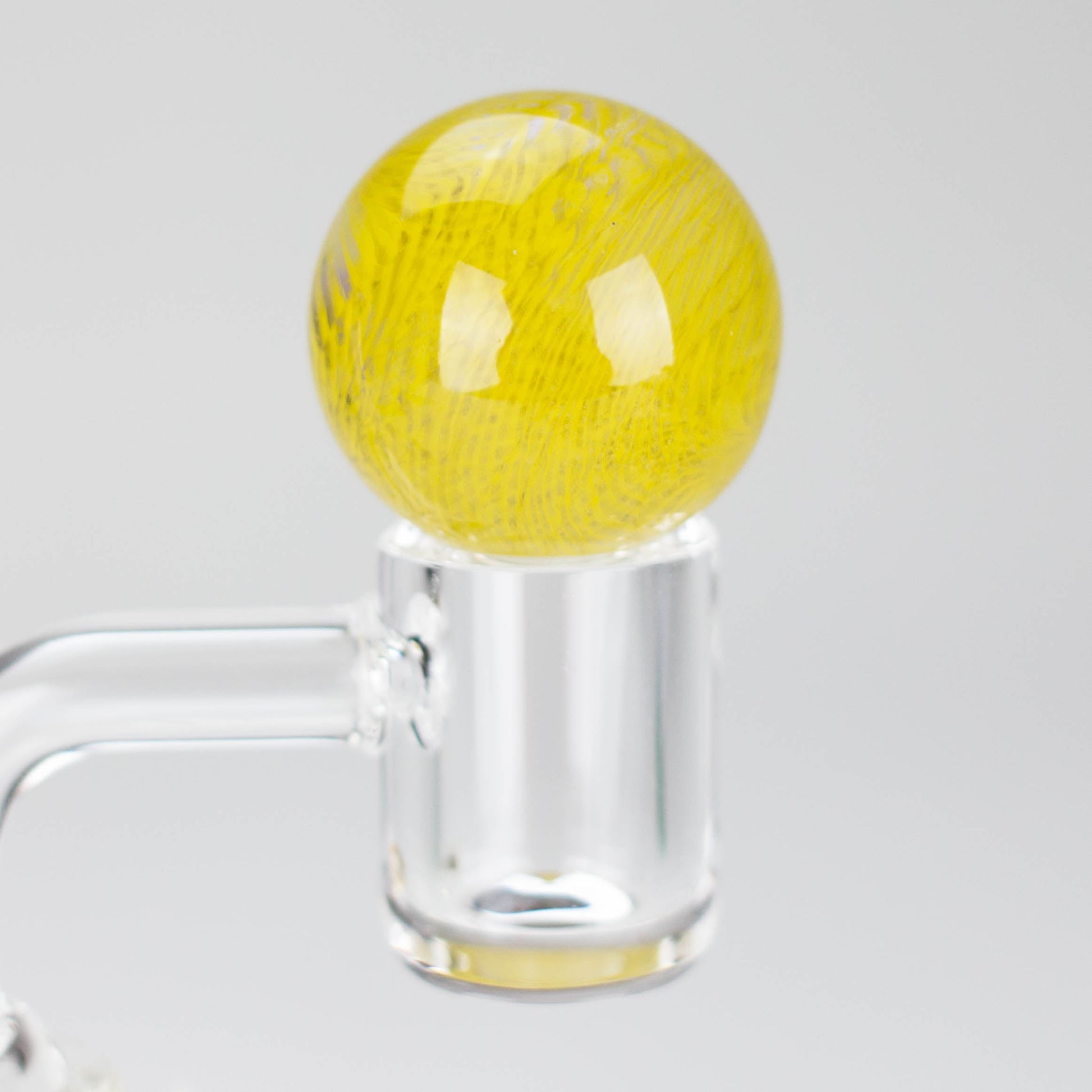 Shine Glassworks | Latticino Marble Carb Cap - Made in Canada_6