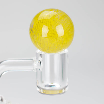 Shine Glassworks | Latticino Marble Carb Cap - Made in Canada_6