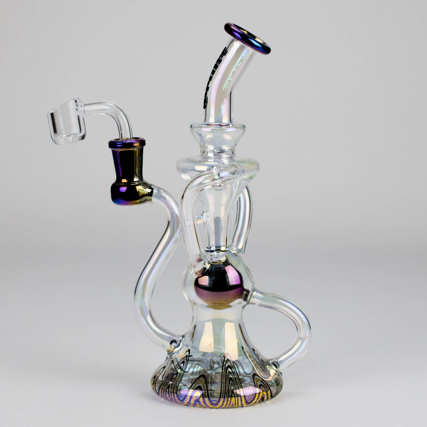 Trippy Glass | Recycler with Banger