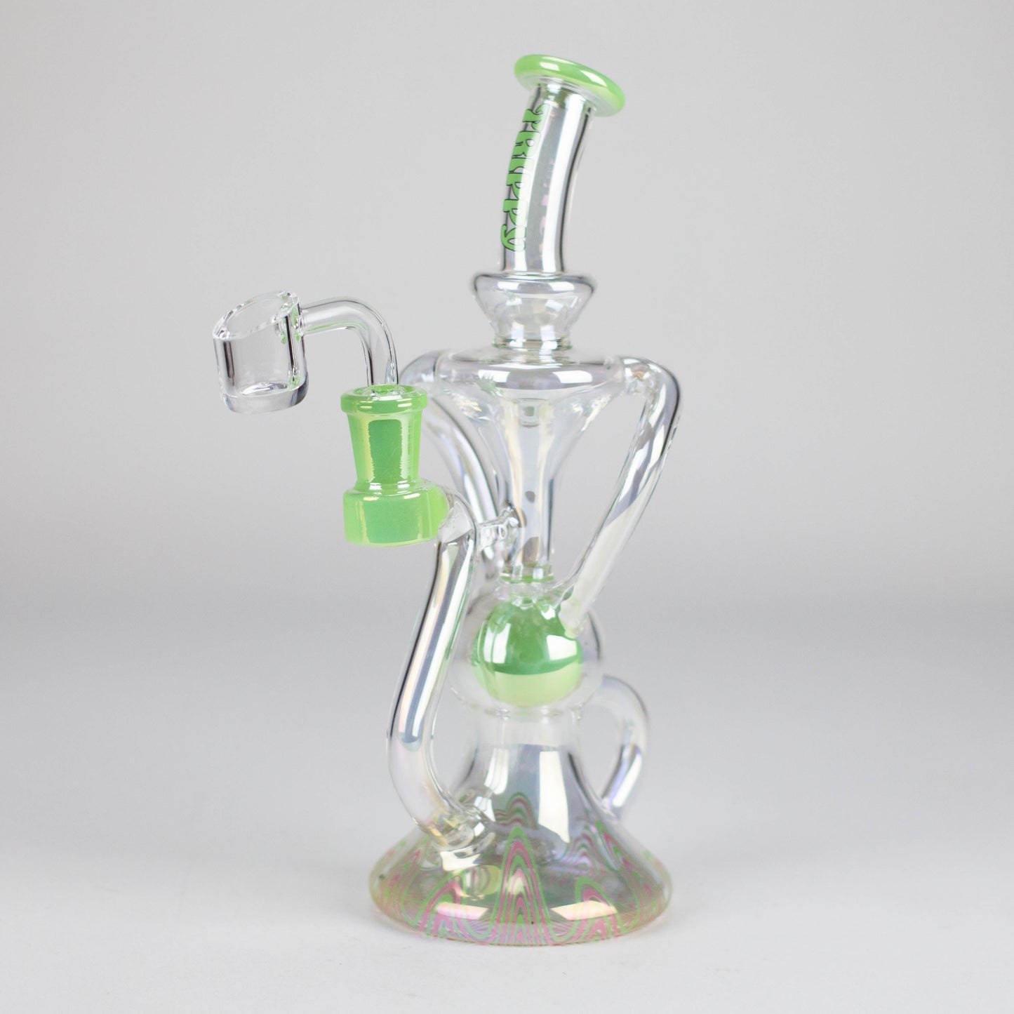 Trippy Glass | Recycler with Banger
