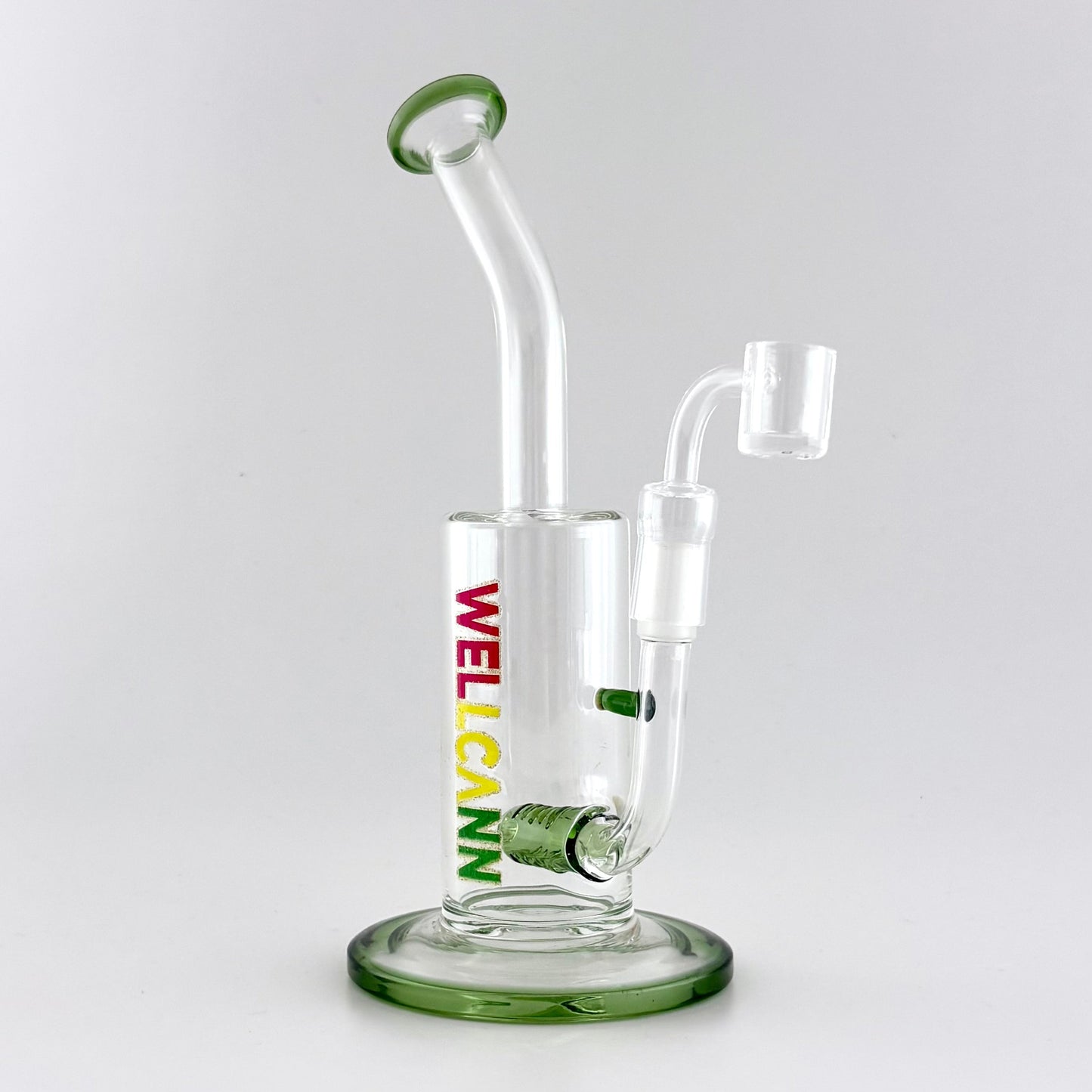 Wellcann | 9.5" Inline Rig with Quartz Banger