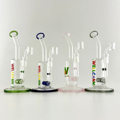 Wellcann | 9.5" Inline Rig with Quartz Banger