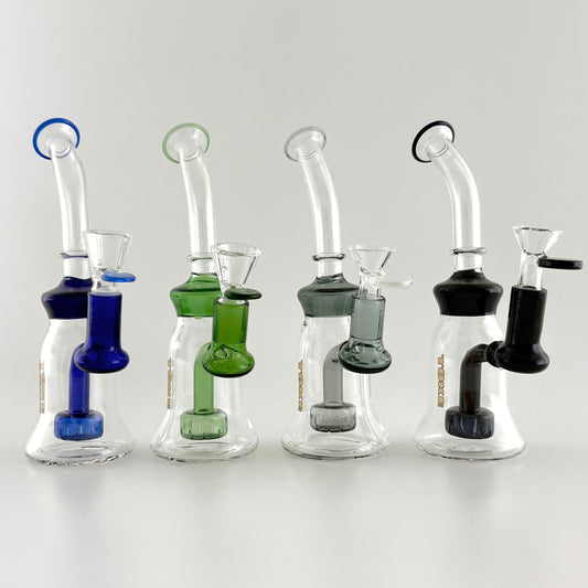 Toke |  8” Glass Dab Rig - Circ Perc