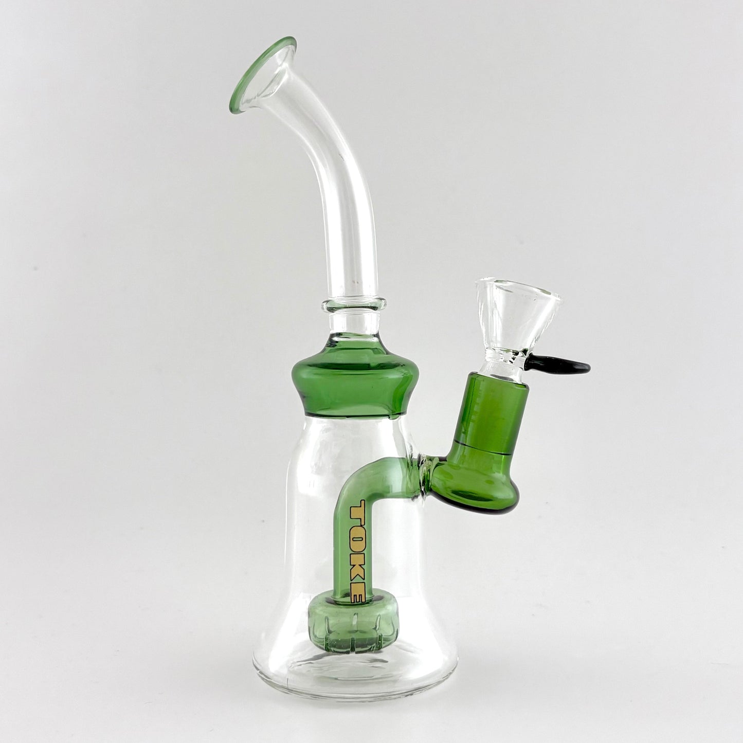 Toke |  8” Glass Dab Rig - Circ Perc