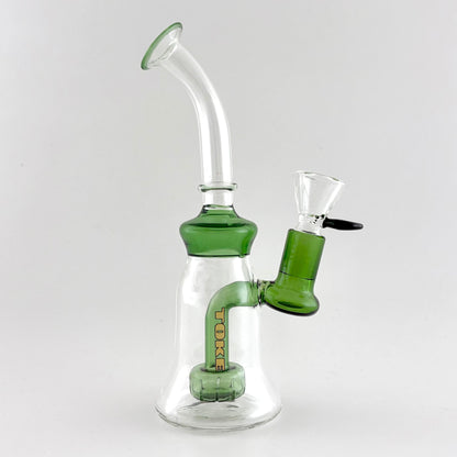 Toke |  8” Glass Dab Rig - Circ Perc