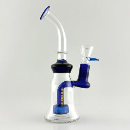 Toke |  8” Glass Dab Rig - Circ Perc