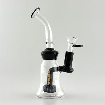 Toke |  8” Glass Dab Rig - Circ Perc