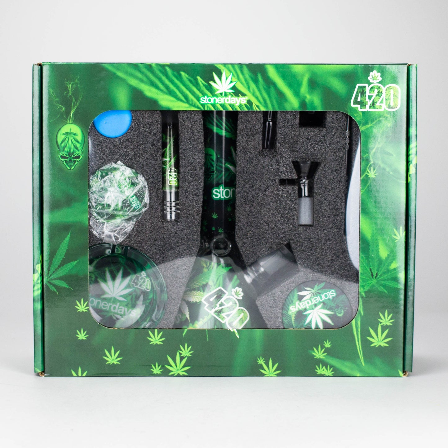 10-in-1 Smoke Set with Weed Design – Complete Smoking Kit
