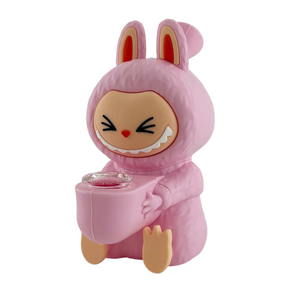 6" Elf Monster Silicone Water Pipe