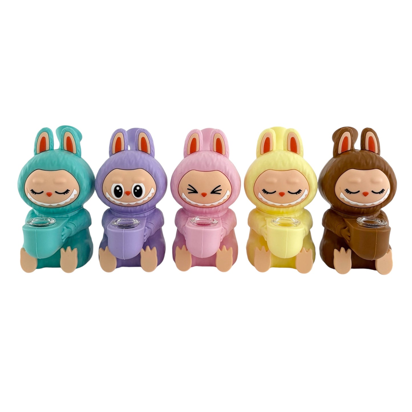 6" Elf Monster Silicone Water Pipe