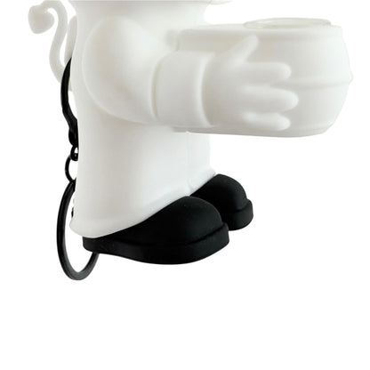 6" Silicone Kitty Water Pipe – Assorted Colors