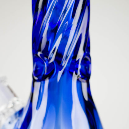 Genie | 16" 9mm Twist Glass Beaker Bong [HH1125]