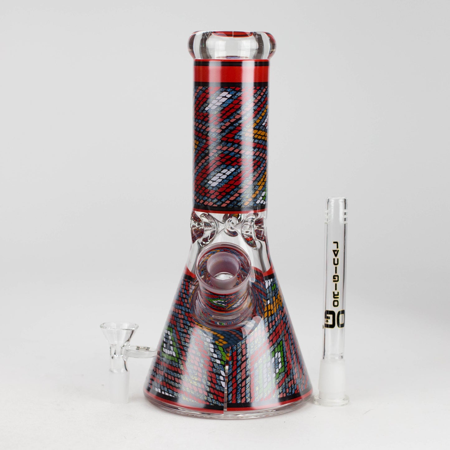 OG Original | 9″ 9 mm Mosaic Pattern Water Pipe (OG701)