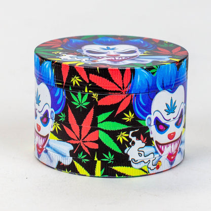 GENIE 4 parts 63 mm clown Metal grinder Box of 6