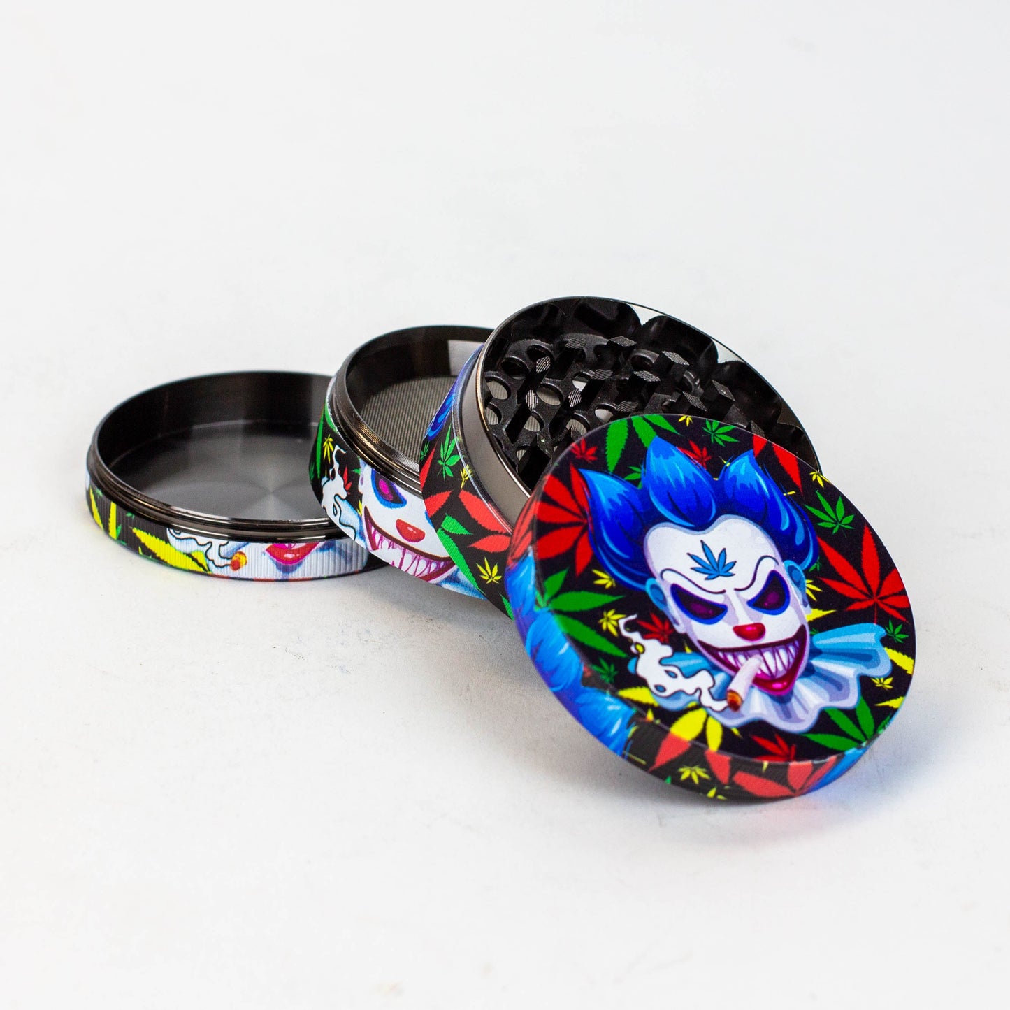 GENIE 4 parts 63 mm clown Metal grinder Box of 6