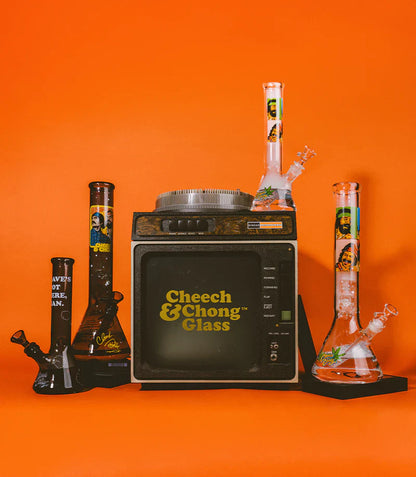 Cheech & Chong® Glass | 15" Pop Art Beaker Base Water Pipe