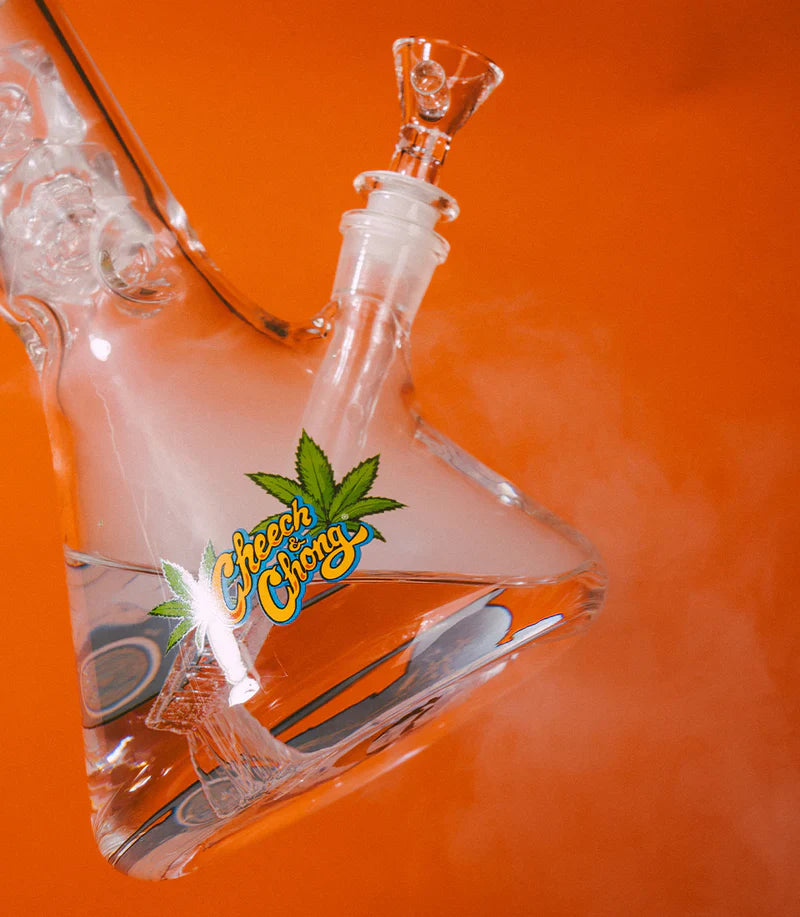 Cheech & Chong® Glass | 15" Pop Art Beaker Base Water Pipe
