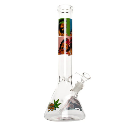 Cheech & Chong® Glass | 15" Pop Art Beaker Base Water Pipe