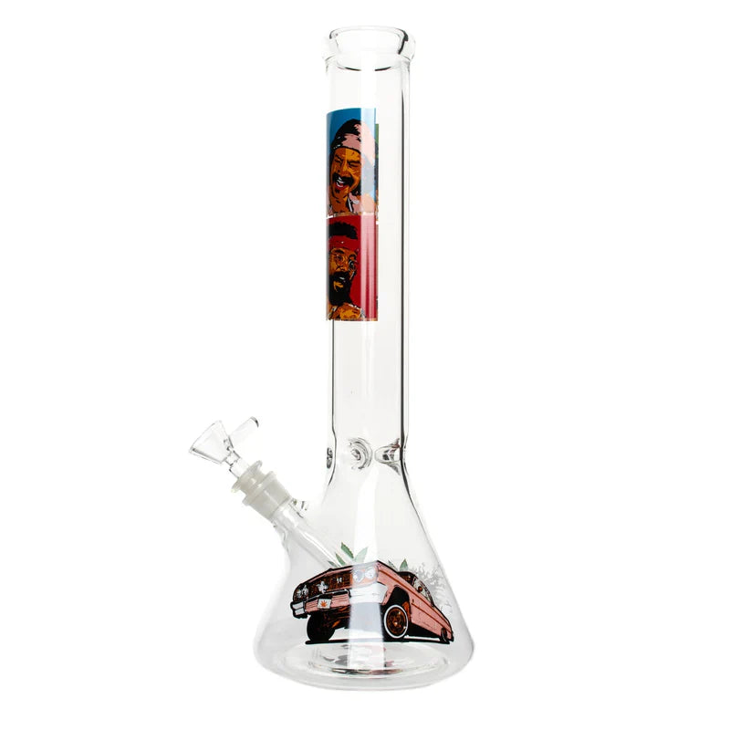Cheech & Chong® Glass | 15" Pop Art Beaker Base Water Pipe