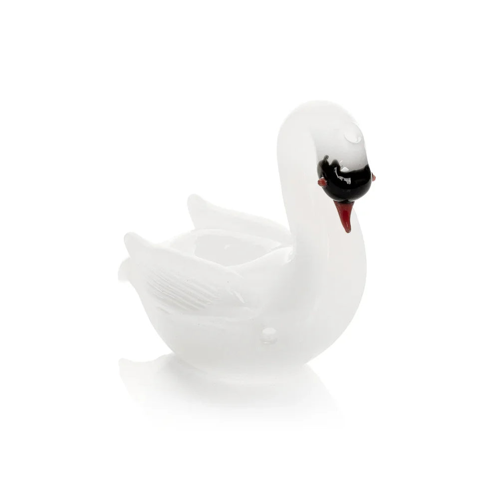 Red Eye Glass® | 3" Swan Glass Hand Pipe [3314]