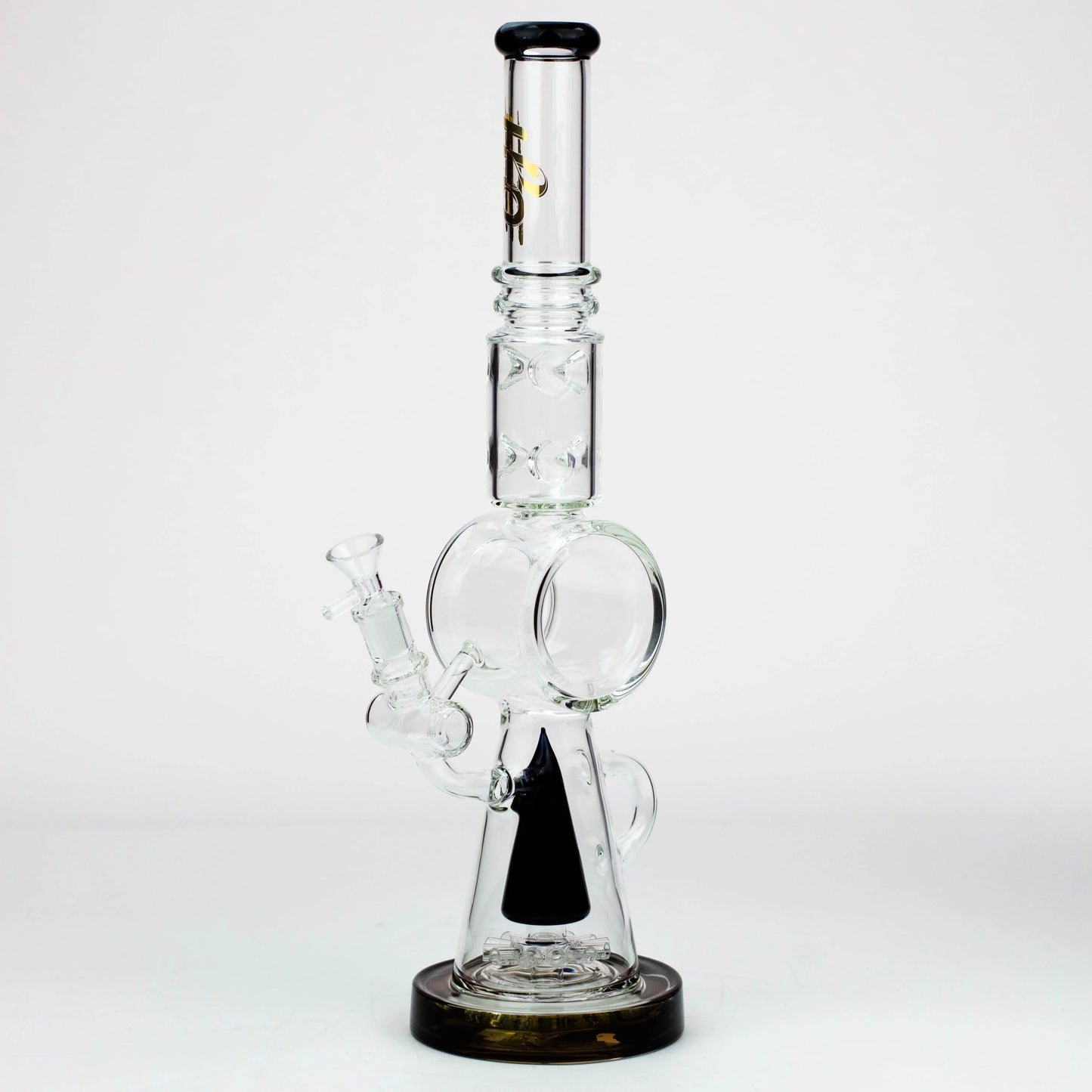 18" H2O Cone diffuser glass water bong [H2O-16]_1