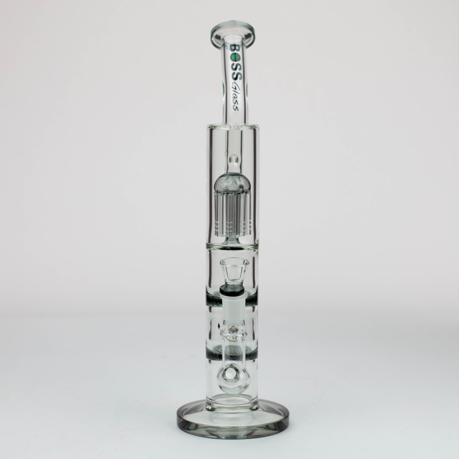 16" BOSS tree arm percolator and honeycomb diffuser glass bong [B8]_10