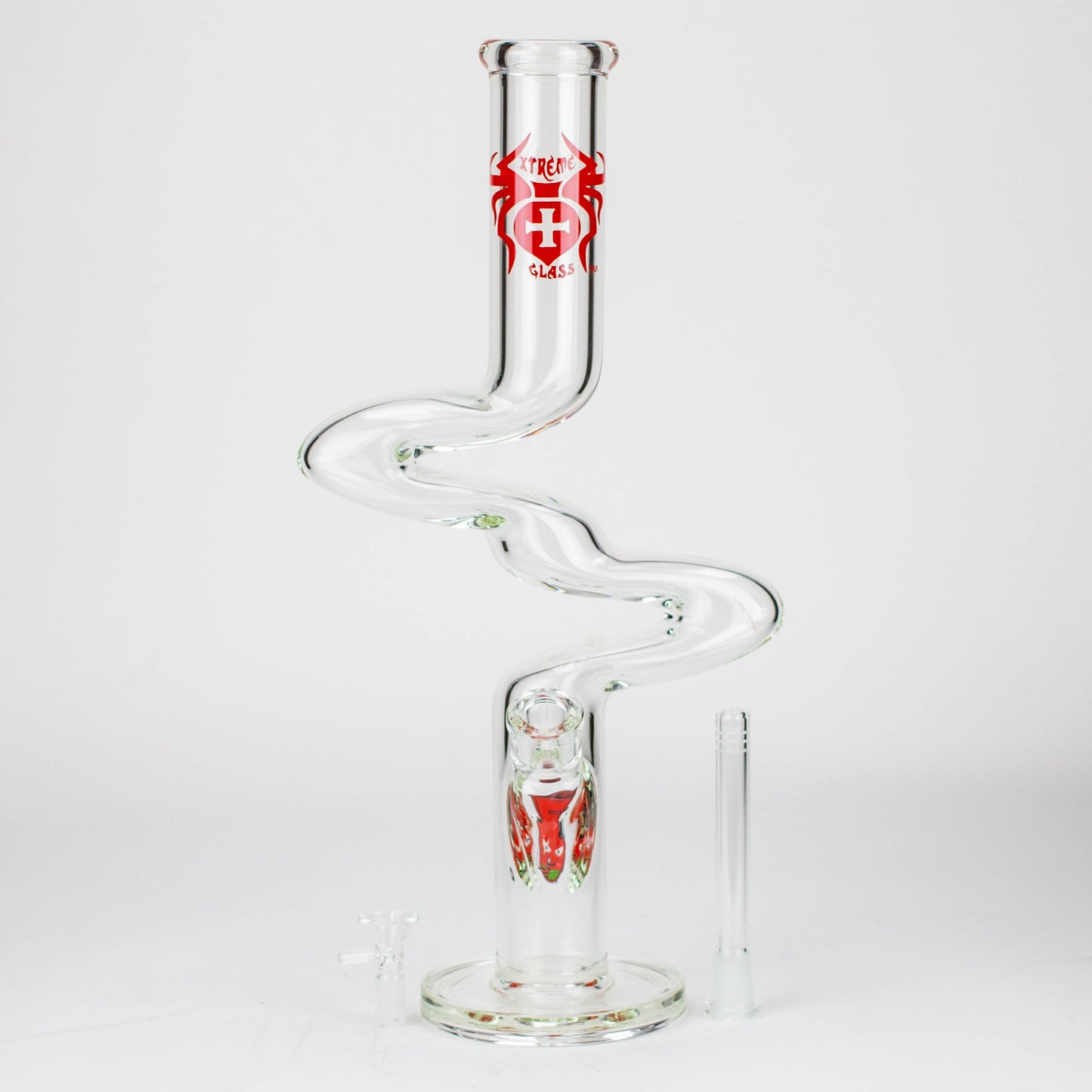 17" Xtream Kink Zong glass water bong [XTR-Z023]_7
