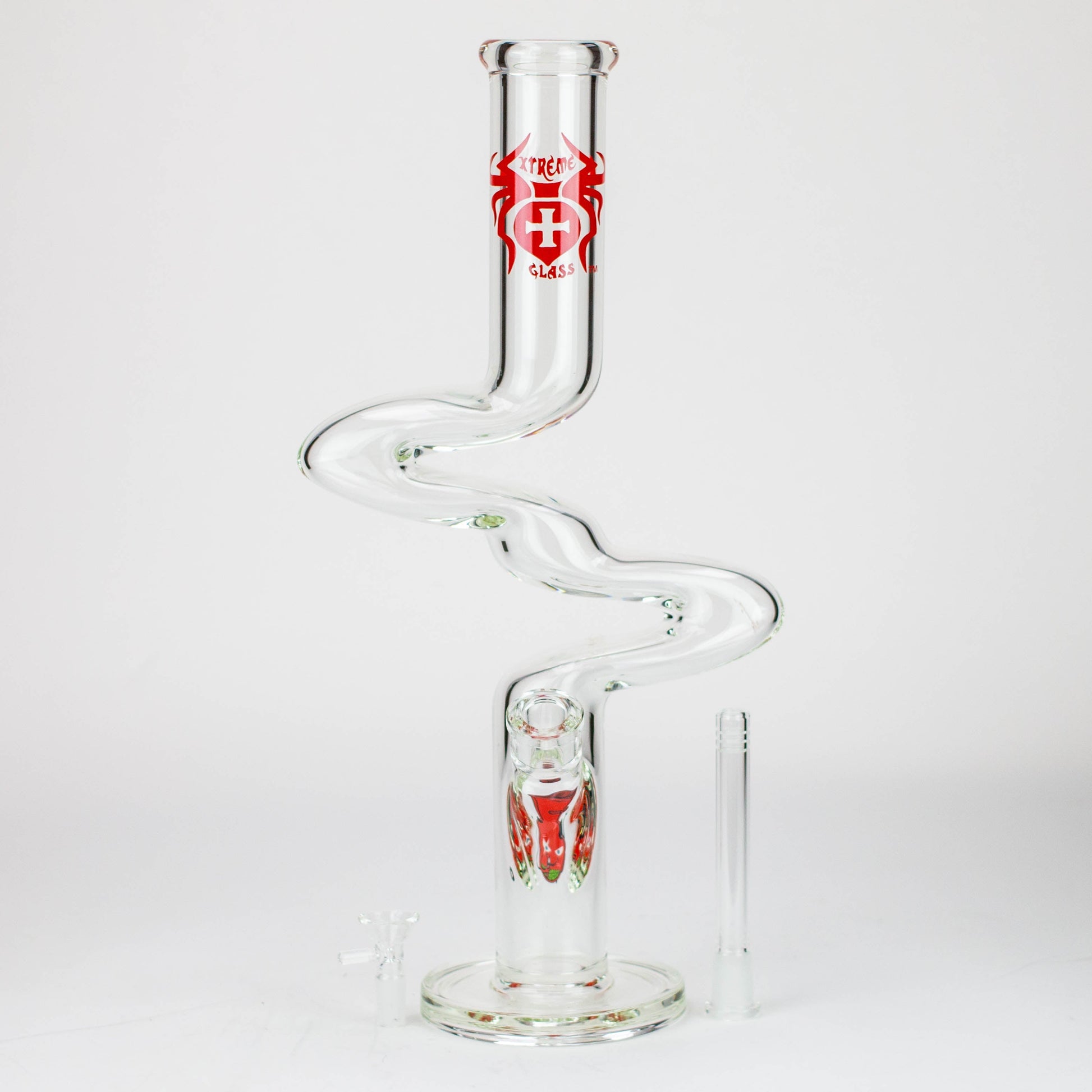 17" Xtream Kink Zong glass water bong [XTR-Z023]_7
