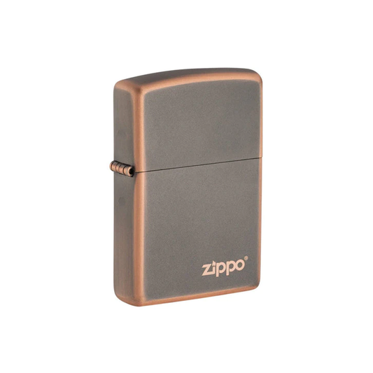 Zippo 49839ZL Rustic Bronze with Zippo logo_2